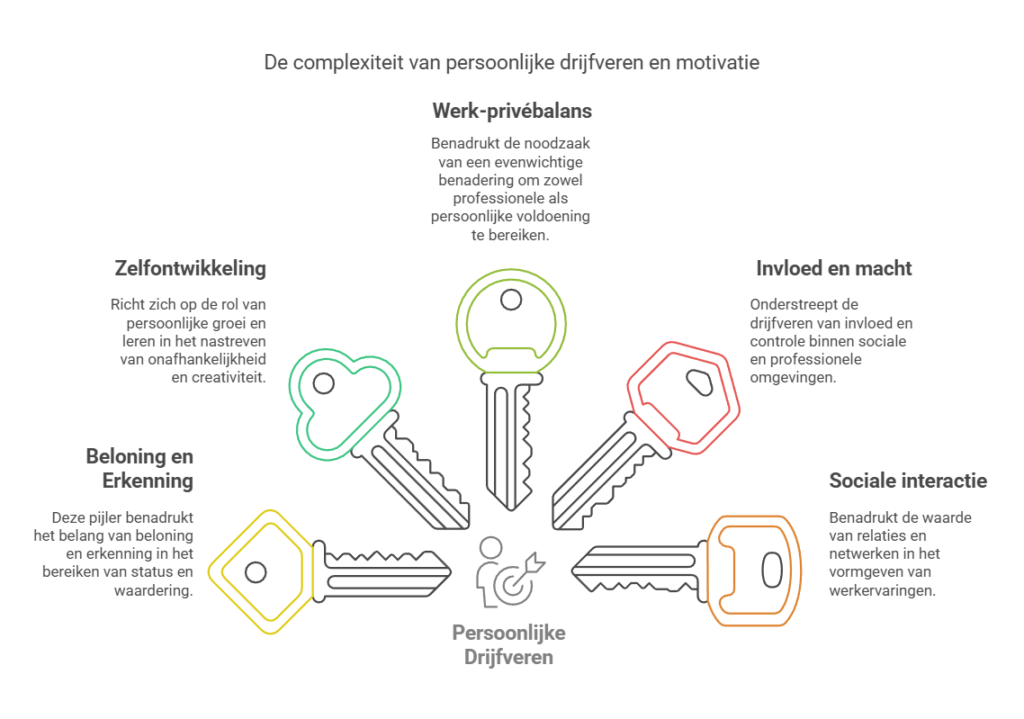 Drijfveren en motivatie een goed stel samen - visual selection
